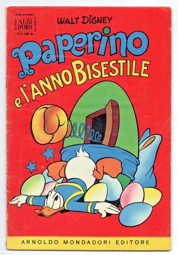 Albi oro paperino e - -, l'anno